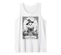 Halloween The Booked Ghost Tarot Cute Book Lover Tank Top