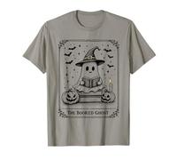 Halloween The Booked Ghost Tarot Cute Witch T-Shirt