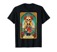 Halloween The Bride Tarot Card Mystical Boho Bachelorette T-Shirt
