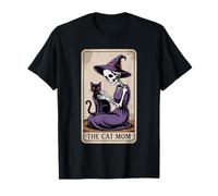 Halloween The Cat Mom Mamma Crazy Cats Lady Girls Women T-Shirt