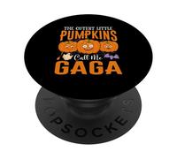 Halloween The Cutest Little Pumpkins Call Me Gaga Pumpkin PopSockets Adhesive PopGrip