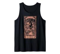 Halloween The Dancers Pumpkin Skeleton Tarot Card Tank Top