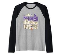 Halloween The Holiday That Never Ends Halloween Costume Raglan Baseball Tee
