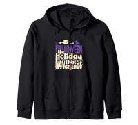 Halloween The Holiday That Never Ends Halloween Costume Zip Hoodie