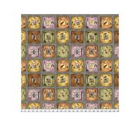 Halloween The Neighborhood Spooky Panels Quilting Fabric 72 Squares