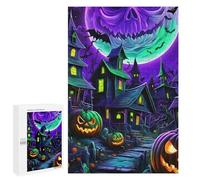 Halloween Theme 1000 Piece Jigsaw Puzzles for Adults And Kids Age 12 Years Up 1000 PCS