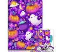 Halloween Theme Jigsaws Puzzles 1000 Pieces for Teenagers Gifts,Toys Educational Games Stress Relieving Great Gifts And Toys 38x26cm