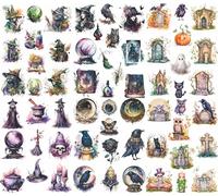 Halloween Theme Rice Paper, 20 x 26,6cm (6pc) - 6 Designs for Scrapbooking Cards Crafts, Decoupage by CRAFT KREATIVELY