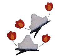 Halloween Theme Side Clip For Adult Child Flame Devil Hat Hair Barrettes Holiday Party Hair Clip Women Hair Styling Tool