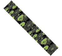 Halloween Theme Table Runner Scary Decorative Accent Pumpkin Print Tablecloth for Themed Gatherings Celebration Halloween Dining Decors Tablecloth