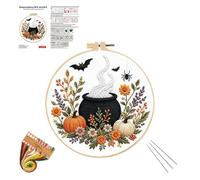 Halloween Themed Embroidery Kit Quilting Craft DIY Tools