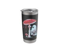 Halloween-Themed Featuring a Charming Spooky with Mushroom Stainless Steel Insulated Tumbler