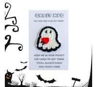 Halloween Themed Knitted Pocket Ghost Positive Crochet With