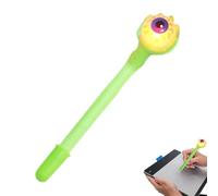 Halloween Themed Pens, Eye Design for Stationery - Writing Pens with Glow in the Dark Effect | for Classroom, School, Home, Art, Drawing, Journaling and Craftsmanship