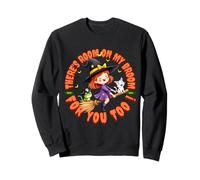 Halloween There's Room On My Broom You Too Teacher Witch Sweatshirt