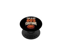 Halloween This Is My 60's Costume Retro Sixties Pumpkin PopSockets Adhesive PopGrip