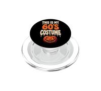 Halloween This Is My 60's Costume Retro Sixties Pumpkin PopSockets PopGrip for MagSafe