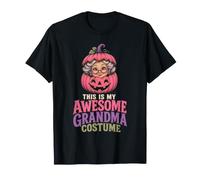 Halloween This is My Awesome Grandma Costume Pumpkin T-Shirt