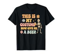 Halloween This is My Costume Give Me Funny Skeleton Dad Men T-Shirt