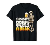 Halloween This is My Costume Give Me Funny Skeleton Dad Men T-Shirt