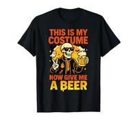Halloween This is My Costume Give Me Funny Skeleton Dad Men T-Shirt