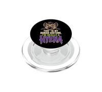 Halloween This Is My Human Costume I'm Really A Hyena PopSockets PopGrip for MagSafe