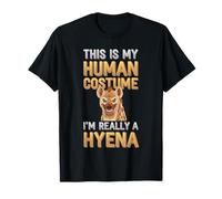 Halloween This Is My Human Costume I'm Really A Hyena T-Shirt