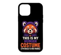 Halloween This Is My Human Costume I'm Really A Red Panda Case for iPhone 12 mini