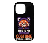 Halloween This Is My Human Costume I'm Really A Red Panda Case for iPhone 13 Pro