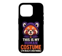 Halloween This Is My Human Costume I'm Really A Red Panda Case for iPhone 16 Pro