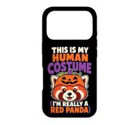 Halloween This Is My Human Costume I'm Really A Red Panda Case for iPhone 17 Pro