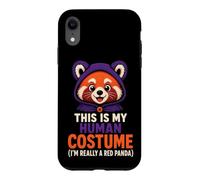 Halloween This Is My Human Costume I'm Really A Red Panda Case for iPhone XR