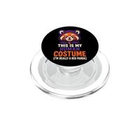 Halloween This Is My Human Costume I'm Really A Red Panda PopSockets PopGrip for MagSafe
