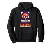 Halloween This Is My Human Costume I'm Really A Red Panda Pullover Hoodie
