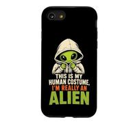 Halloween This Is My Human Costume I'm Really An Alien Case for iPhone SE (2020) / 7/8