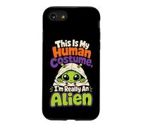Halloween This Is My Human Costume I'm Really An Alien Case for iPhone SE (2020) / 7/8
