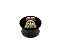 Halloween This Is My Human Costume I'm Really An Alien PopSockets Adhesive PopGrip