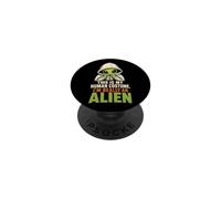 Halloween This Is My Human Costume I'm Really An Alien PopSockets Adhesive PopGrip