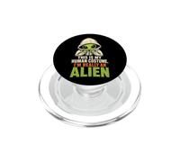 Halloween This Is My Human Costume I'm Really An Alien PopSockets PopGrip for MagSafe
