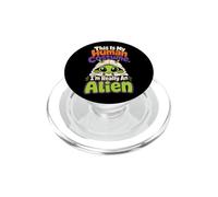 Halloween This Is My Human Costume I'm Really An Alien PopSockets PopGrip for MagSafe