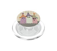 Halloween Three Ghosts Fun PopSockets PopGrip for MagSafe