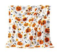 Halloween Throw Blanket for Couch Soft Warm Cosy