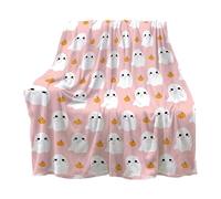 Halloween Throw Blanket Ghost Fleece Flannel Blanket Goth Halloween