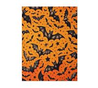 Halloween Throw Blankets Woven Gothic Spider Web Pumpkin Blanket Orange Pumpkins Leaves Blanket for Couch Bed Halloween Outdoor Decor Teacher Gifts