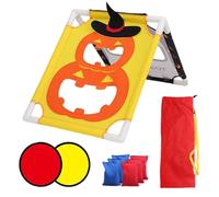 Halloween Throw Game - Sandbags Throw Set for Kids Lightweight Foldable Design for Easy Carrying, Educational Toy That Combines Sensory Training and Motion Game, Perfect
