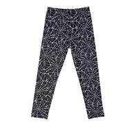 Halloween Tights Kids,Girl 'S Halloween Leggings Holiday Stretchy Full Ankle Length Stripe and Black Tights Orange Stripe Long Yoga Pants Trousers for Little Girls