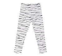 Halloween Tights Kids,Girl 'S Halloween Leggings Holiday Stretchy Full Ankle Length Stripe and Black Tights Orange Stripe Long Yoga Pants Trousers for Little Girls