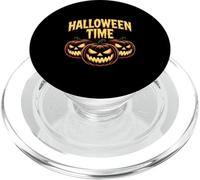 Halloween Time with Evil Pumpkin Faces PopSockets PopGrip for MagSafe