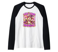 Halloween Tiny Paws Big Spells Cute Wizard Cat Magic Spell Raglan Baseball Tee