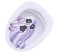 Halloween Toilet Lid Decal 3D PVC Poster Sticker for Bathroom